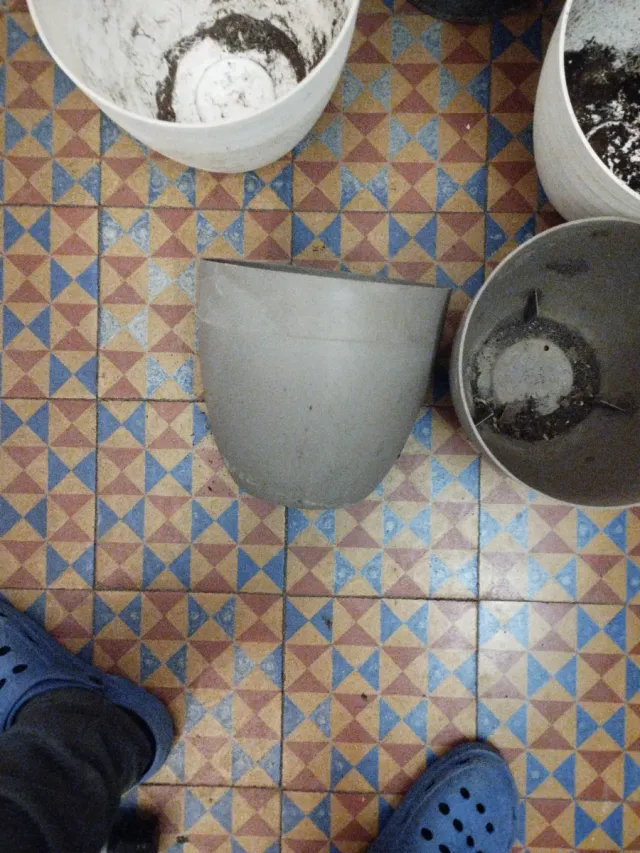 7 Macetas de Plástico Varias Medidas