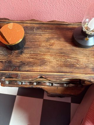 Carrito Minibar Castellano Madera y Cristal