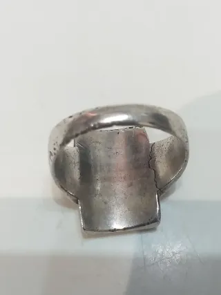 Anillo Plata de Ley y Oro 18k Antiguo