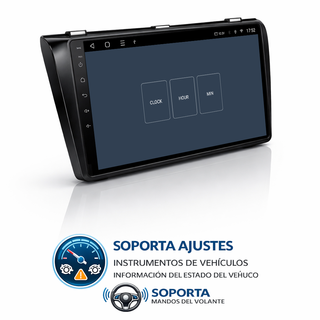 Pantalla GPS Mazda 3 2004-2009 CarPlay AndroidAuto