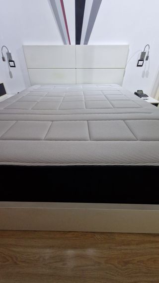 Canapé abatible 150cm + Colchón + cabecero