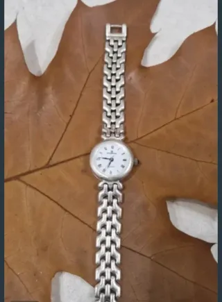 Reloj Minister Plata y Blanco