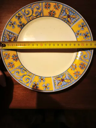 Conjunto de 11 platos llanos