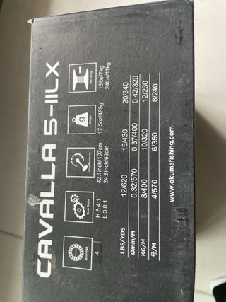 Carrete Okuma Cavalla 5-IILX.