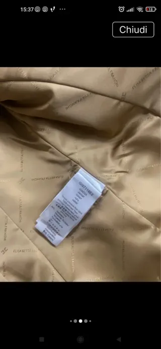 Completo Elisabetta Franchi Beige