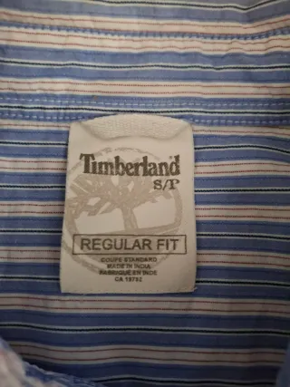 Camisa Timberland Rayas Azul Talla M
