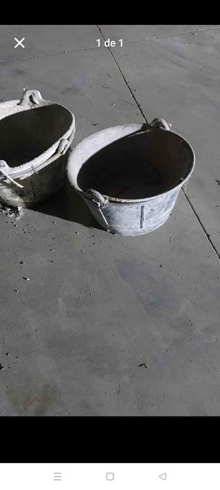 Cubos de albañilería