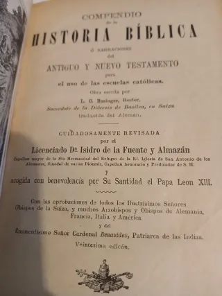 Libro historia biblica