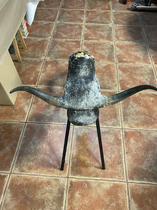 Toro de carretón con rueda