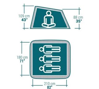 Tienda de campaña Quechua 2 Seconds