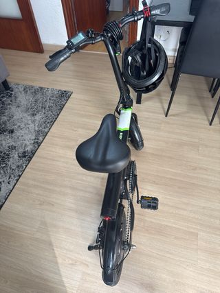 Bicicleta Eléctrica Plegable Negra