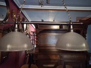 Lámpara de comedor colgante 2 luces