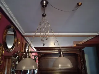 Lámpara de comedor colgante 2 luces