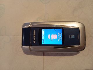 Teléfono Móvil Mitsubishi M430i Azul/Plata
