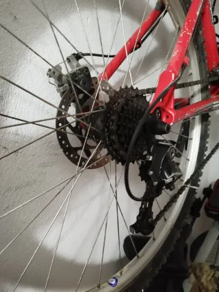 Bicicleta de Montaña Roja