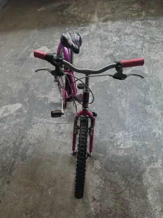 Bicicleta Infantil Morada BTWIN