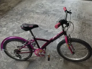 Bicicleta Infantil Morada BTWIN