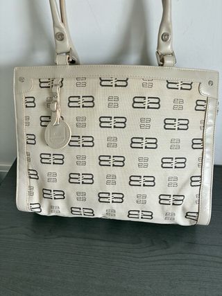 Borsa Balenciaga Beige e Nero