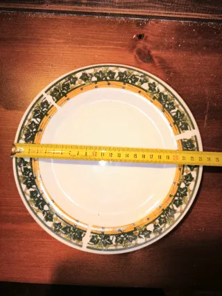 Conjunto de nueve platos