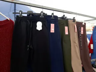 Pantalones con elástico y cordón S/M L/XL 2XL/3X