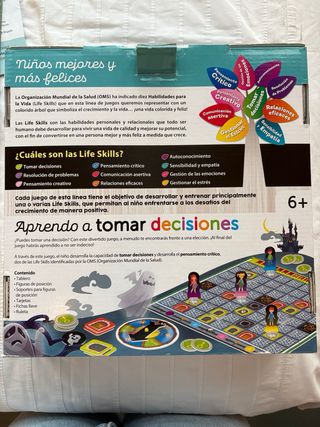 Juego de mesa Aprendo a tomar decisiones