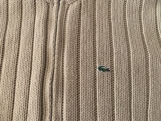 Chaqueta de punto Lacoste beige