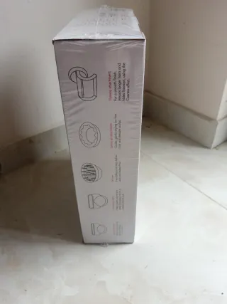 Asciugacapelli senza pale grigio/rosa