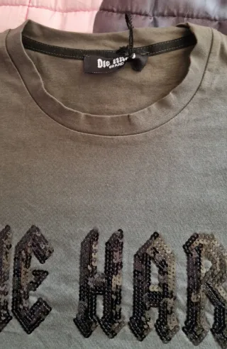 T-shirt donna DIE HARD verde oliva