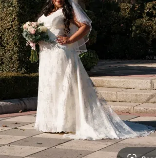 Vestido de Novia Blanco Encaje