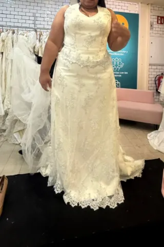 Vestido de Novia Blanco Encaje