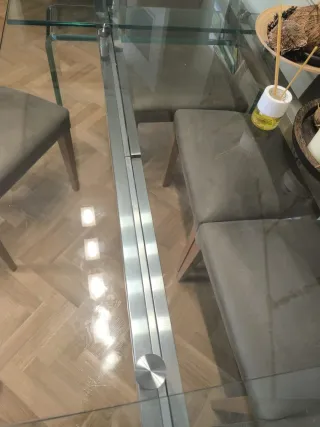 Mesa Comedor Cristal extra grande