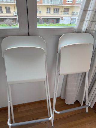 2 Taburetes IKEA Franklin Blancos
