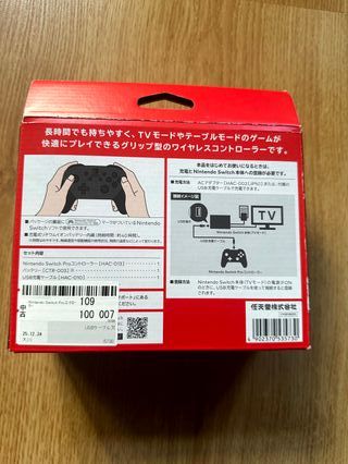 Mando Pro Nintendo Switch Negro