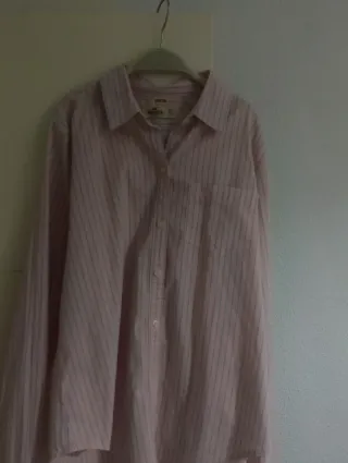 Camisa Hollister Rayas Rosas Talla XS