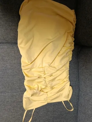 Pack de 3 vestidos pastel fruncidos con aberturas