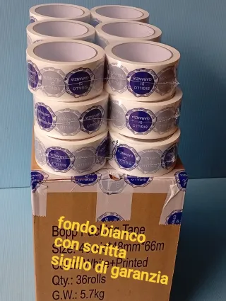 Nastro Bopp Sigillo di Garanzia 36 rotoli