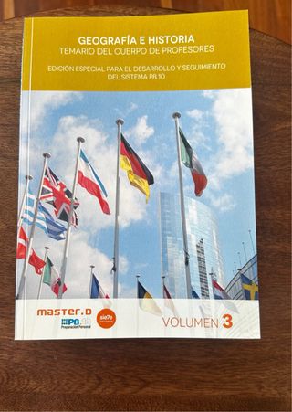 Temario Geografía, Historia e Historia del Arte