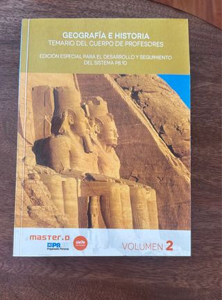 Temario Geografía, Historia e Historia del Arte