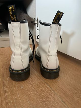 Botas Dr. Martens 1460 Piel Blanca Talla 38