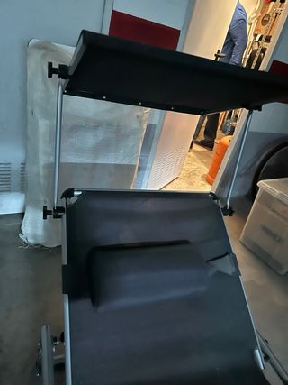 Tumbona de playa negra