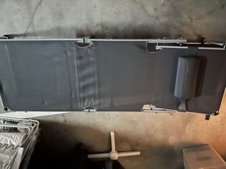 Tumbona de playa negra