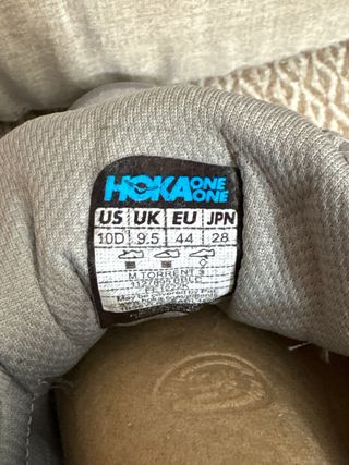 Zapatillas Hoka Hombre Gris y Amarillo