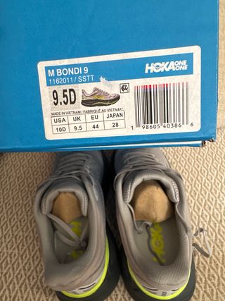 Zapatillas Hoka Hombre Gris y Amarillo