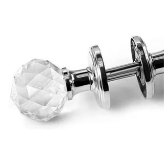 Set 2 Maniglie Pomello in vetro