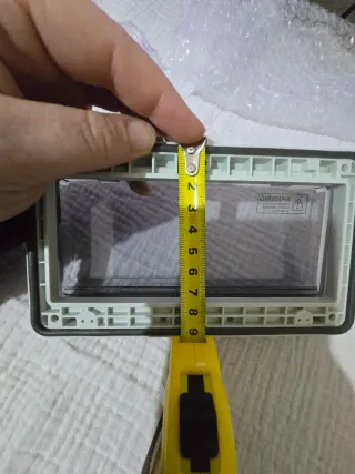 Ventana Estanca IP65 8/10 módulos para cuadro Eléc