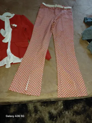 Conjunto niña chaqueta y pantalón rojo new