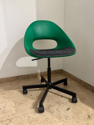 Silla Escritorio Giratoria IKEA + Almohadilla