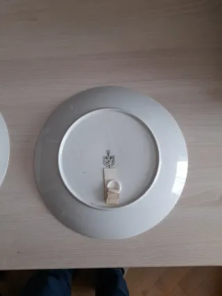 2 Antiche tazze decorative in ceramica