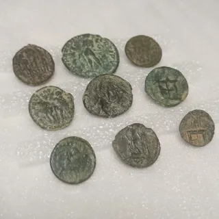 Lote de 9 Monedas Romanas