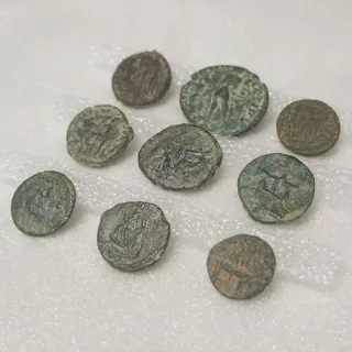 Lote de 9 Monedas Romanas